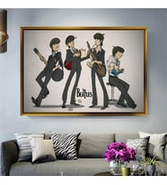 Altın Çerçeveli dekoratif tablo l1059 (Gold)