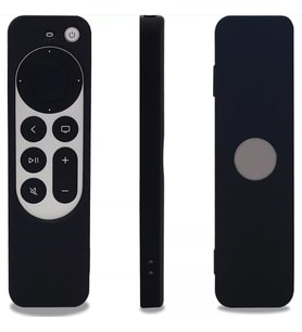 Apple tv 4k 2021 ile Uyumlu Kılıf Silikon Koruma Kumanda Koruma Kılıfı Tam Uyumlu Kırmızı (Kırmızı)