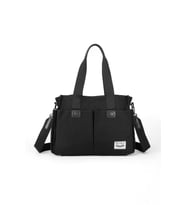 Smart Bags Kanvas Siyah Kadın Omuz Çantası SMB1307