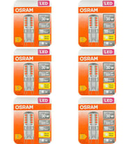 Osram 2,6W (30W) 2700K (Sarı Işık) G9 Duylu Led Kapsül Ampul (6 Adet)