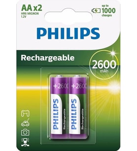 Philips Çok Aşamalı Life Nimh Pil Aa Mignon 2600 Mah 2'Li Paket (Standart)
