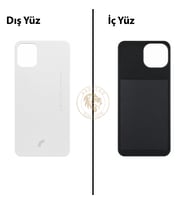 Reeder S23 Max Pro Beyaz Arka Kapak Arka Cam Batarya Kapağı Lazer Kesim Kapak Pil Kapağı Back Cover