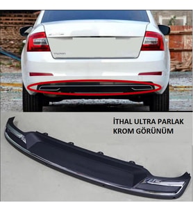 Skoda Octavia Arka Tampon Difüzörü Amg Model 2013-2017 Arası