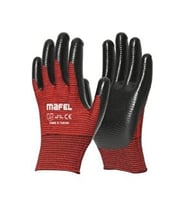 İŞ ELDİVENİ - MAFEL ZEBRA KIRMIZI MF-001