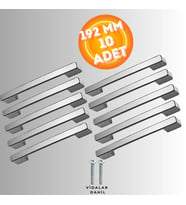 Köprü Kulp Dolap Çekmece Kulbu Metal Kulp 192 MM ( 10 ADET )