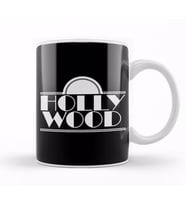 Hollywood 1930s Art Deco Style Logo Kupa Bardak Porselen