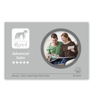 Rovi Advanced Satin Fotoğraf Kağıdı 280gsm 50yp 13x18