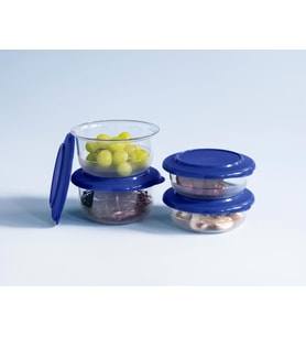 Kristalin Kase Gece Mavisi 275ml ve 450 ml  4lü set
