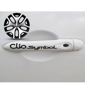 Clio Symbol Kapı Kolu Sticker 10Adet