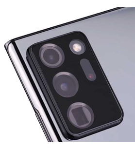 Samsung Galaxy Note 20 Ultra Kamera Lens Koruyucu HD Kalite Esnek Kırılmaz Cam Filmi SYH (Siyah)
