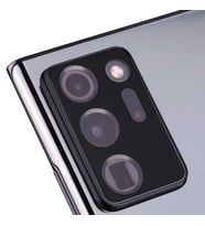 Samsung Galaxy Note 20 Ultra Kamera Lens Koruyucu HD Kalite Esnek Kırılmaz Cam Filmi SYH (Siyah)