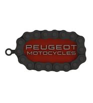 Peoguet Motosiklet Anahtarlığı I Zincir Detaylı