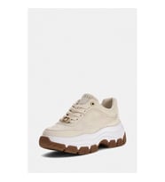 Guess Berrett2 Krem Kadın Sneaker FLFBRTPEL12-CREAM