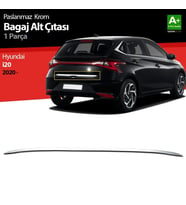 Hyundai İ20 Uyumlu Krom Bagaj Alt Çıtası 2020 Üzeri