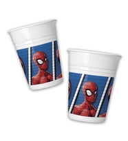 Spiderman Team Up Plastik Bardak - 8 Adet