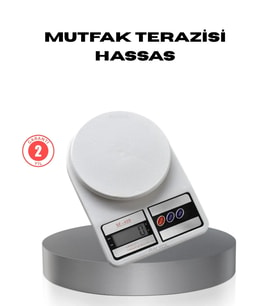 Hassas Dijital Mutfak Tartısı – 1g Doğruluk, Lcd Ekran, Otomatik Kapanma