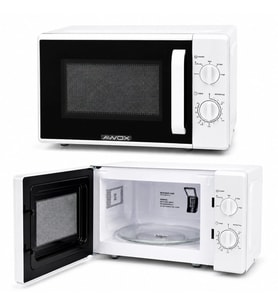 Beyaz Mikrodalga Fırın - Klasik Ön Panel - 20 Litre Kapasite