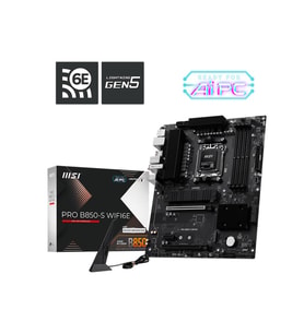MSI PRO B850-S WIFI6E DDR5 8200MT/S 1XHDMI 1XDP 2XM.2 AM5 ATX (AMD AM5 9000/8000/7000 SERİLERİ İLE UYUMLU)