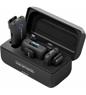 Saramonic Blink 500+ B2 2 Kişilik Kablosuz Mikrofon Sistemi, Cihaz Montajlı Alıcı 3,5 Mm, Usb-C Ve Y (Çok Renkli)