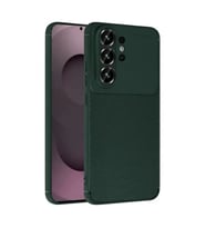 Coverzone Samsung Galaxy S26 Ultra ile Uyumlu Silikon K?l?f TPU Negro Silikon Ultra Slim Fit K?l?f Galaxy S26 Ultra ?le Uyumlu Karbon Delux K?l?f (Koyu Ye?i)