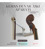 KEMAN DUVAR ASKI APARATI (Siyah)