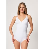BEYAZ MI Emay 2821 Balenli Double Boy Slip Lazer Korse