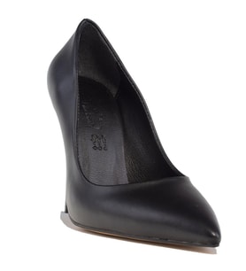 Dagoster DZA07-388460 Siyah Stiletto Topuklu Kadın Ayakkabı