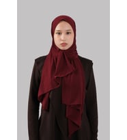 Bordo Düz Klasik Şal Dikişli Premium Jersey Sade 202129_16