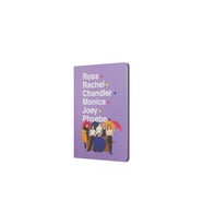 Mabbels Sert Kapak Butik Defter Friends Central Perk Karakter İsmi Lila 80 YP 15x21 DFT-388005