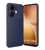 Pilelistore   Vivo V60 5G Auto Focus Karbon Kapak - Lacivert