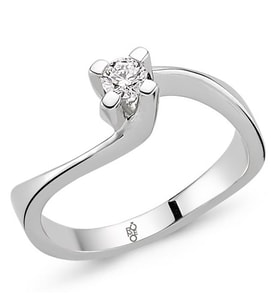 Romeo Pırlanta 0.20 Ct Tektaş Yüzük RM20032 (Çok Renkli)