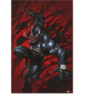 Erik Venom Symbiotes Poster – 91,5 x 61 cm – Rulo halinde gönderim – havalı poster – sanat posteri – Poster ve baskılar – Duvar posteri