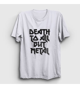 Presmono Unisex Beyaz Death To All But Metal Steel Panther T-Shirt 378101tt (Beyaz)