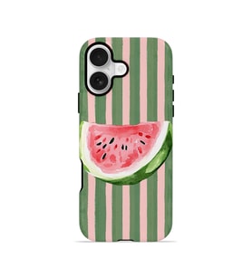 iPhone 16 Plus Vorian Çift Katmanlı MagSafe Kılıf Watermelon Postcard