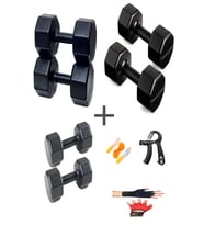PS SPOR 3 ÇİFT DAMBIL SET 2 KG + 4 KG + 6 KG + ELDİVEN AYARLANABİLİR SAYAÇLI YAY VE ATLAMA İPİ
