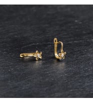 14 Ayar Altın Çiçek J Küpe 1,16 gr