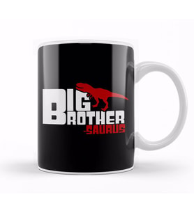 Big Brother Saurus Cute Older Sibling Dinosaur Kupa Bardak Porselen
