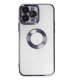 iPhone 14 Pro Kılıf Slot Silikon - Mor