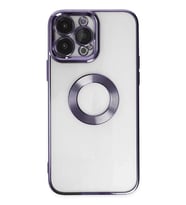 iPhone 14 Pro Kılıf Slot Silikon - Mor