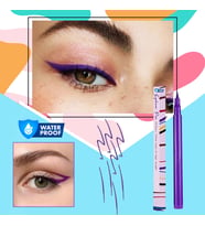 Xolo Mor Ultra İnce Uçlu Likit Kalem Eyeliner Sürülebilir Makyaj Göz Su Geçirmez