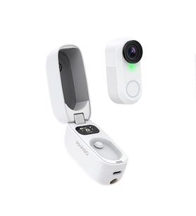 Akaso SnapX 4K/60FPS 20MP Wi-Fi Mini Aksiyon Kamera,Taşınabilir Vücut Kamerası, Giyilebilir Video Kaydedici, Su Geçirmez, App Kontrollü, IPX7