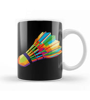 Colorful Shuttlecock Badminton Kupa Bardak Porselen