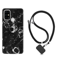 Casper E30 F20 X20 Kılıf Boyun Askılı Silikon Black Hole Marble 1387