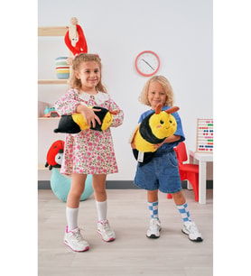 Peluş Yastık SEVİMLİ ARI PELUŞ OYUNCAK 30 CM (Çok Renkli)