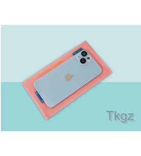 İphone 14 Arka Pil Batarya Kapağı Kapak ( Full Kamera Lensli ) MAVİ