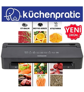 Küchen Pratic VS8010 Ev Tipi Elektrikli Vakum Makinesi - 10 Adet Vakum Poşeti Hediye