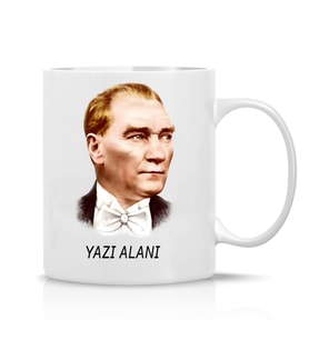 Olse Kişiye Özel Atatürk Temalı Hediye Çay Kahve Kupa Bardak-003