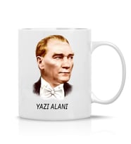 Olse Kişiye Özel Atatürk Temalı Hediye Çay Kahve Kupa Bardak-003