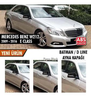  Mercedes Benz W212 2009-2016 Batman Yarasa Ayna Kapağı Piano Black Abs Plastik