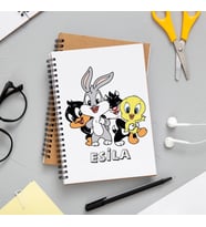 Looney Tunes Çizgi Film Defteri Kişiye Özel